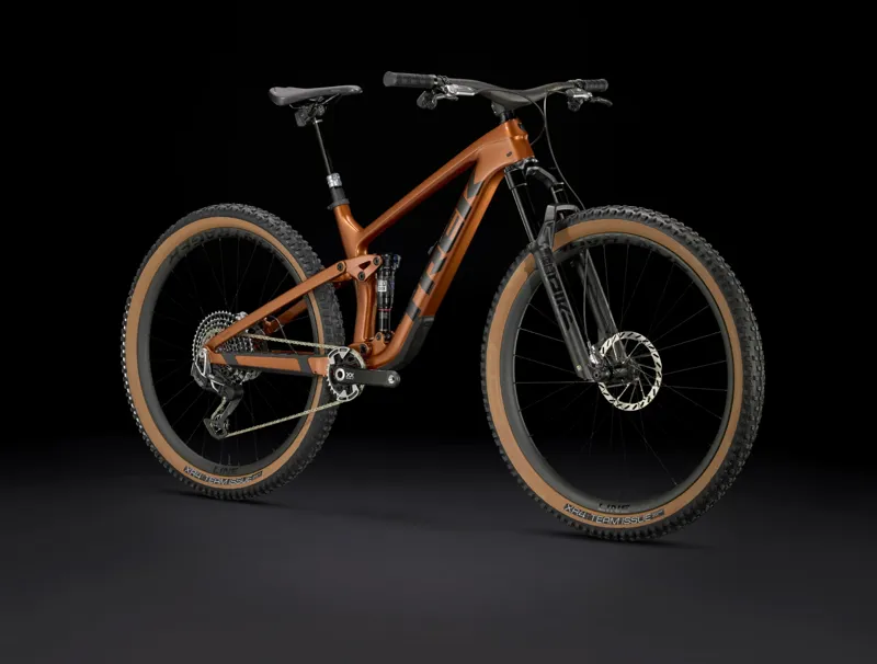 Trek Top Fuel 9.9 XX AXS Full Suspension Carbon Mountain Bike 2025 in Pennyflake-1